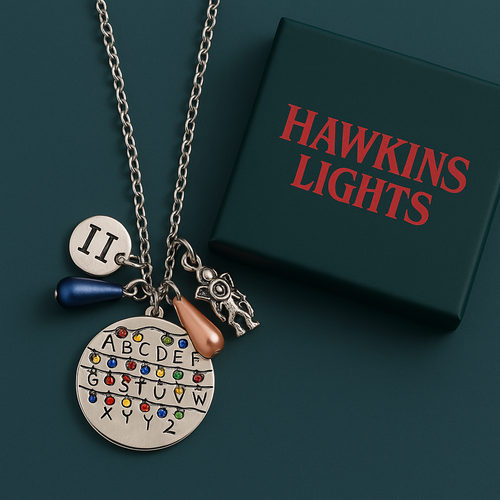 Secret Light Necklace – Retro Jewelry with Hidden Message