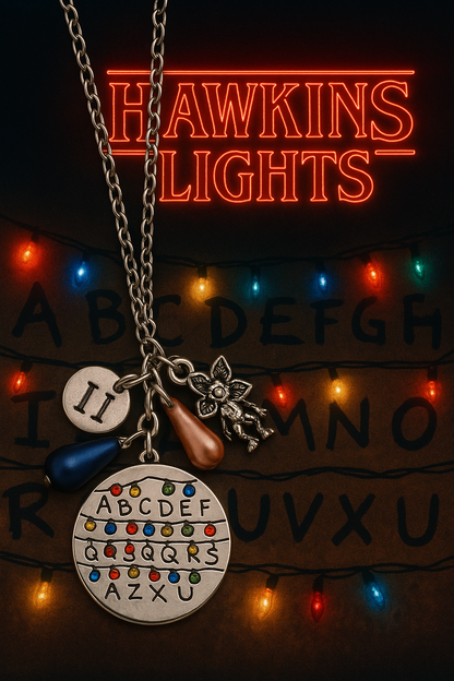 Secret Light Necklace – Retro Jewelry with Hidden Message