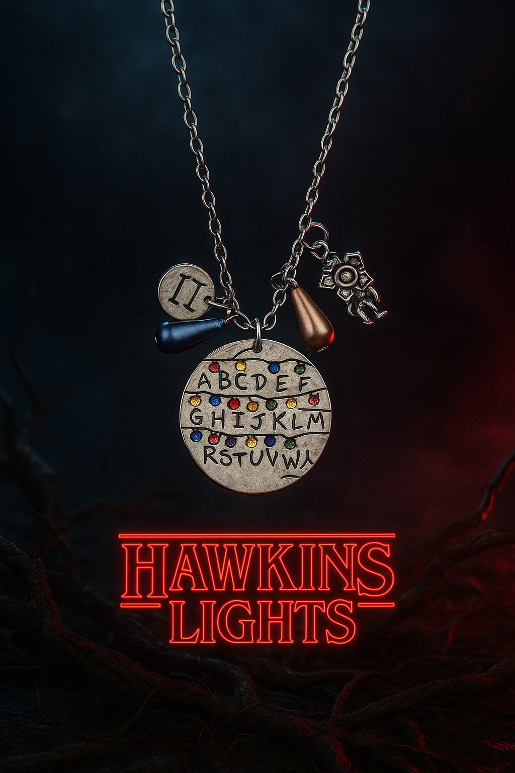 Secret Light Necklace – Retro Jewelry with Hidden Message